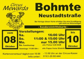 Circus Mewarda Circus Ticket - 2011