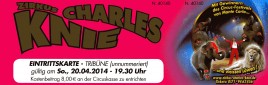 Zirkus Charles Knie Circus Ticket - 2014