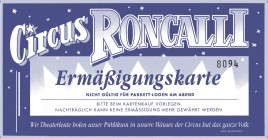 Circus Roncalli Circus Ticket - 0