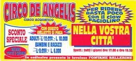 Circo de Angelis Circus Ticket - 0