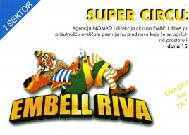 Circo Embell Riva Circus Ticket - 2003