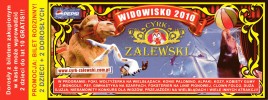 Cyrk Zalewski Circus Ticket - 2010
