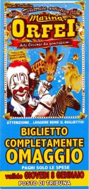 Circo Marina Orfei Circus Ticket - 0