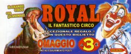 Circo Royal Circus Ticket - 2015