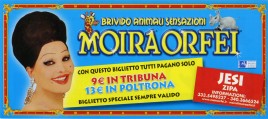 Circo Moira Orfei Circus Ticket - 2009