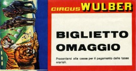 Circus Wulber Circus Ticket - 1983