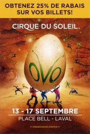 Cirque du Soleil - OVO Circus Ticket - 2017