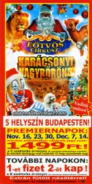 Eötvös Cirkusz Circus Ticket - 2017