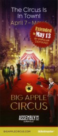 Big Apple Circus Circus Ticket - 2018