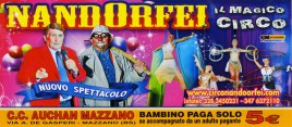 Circo Nando Orfei Circus Ticket - 2013