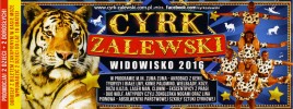 Cyrk Zalewski Circus Ticket - 2016