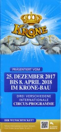 Circus Krone Circus Ticket - 2017