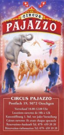 Circus Pajazzo Circus Ticket - 1999