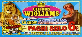 Circus Wigliams Circus Ticket - 2014