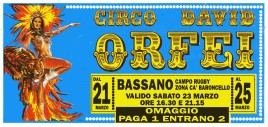 Circo David Orfei Circus Ticket - 0