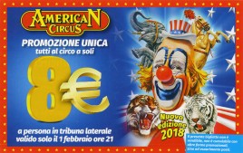 American Circus (Togni) Circus Ticket - 2018