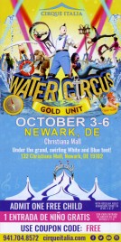 Cirque Italia - Water Circus Circus Ticket - 2019
