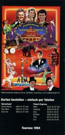 Österreichischer National-Circus Louis Knie Circus Ticket - 1994
