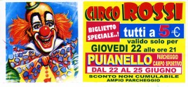 Circo Rossi Circus Ticket - 2006